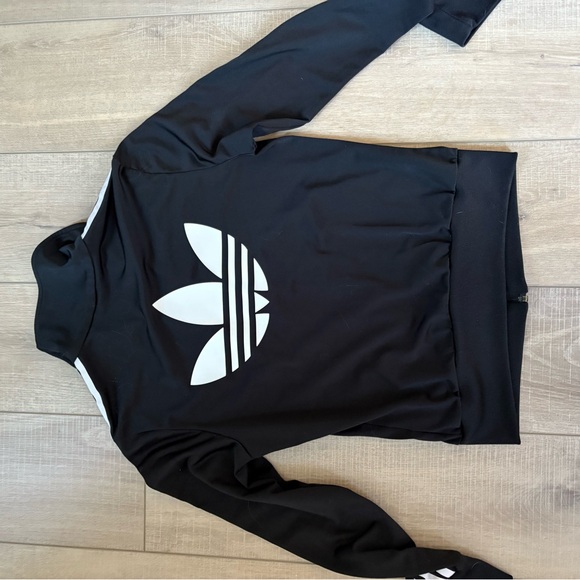 Adidas women’s zip up Black and White Track Jacket - Picture 7 of 7